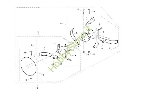 Picture of Fresa MZ 2080 RKS (K 800 H - SN T210) Motozappa