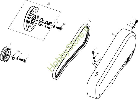Picture of Cofano MZ 2097 RK (K800 HC) Motozappa