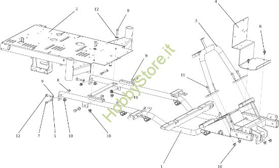 Picture of Telaio TUAREG 92 4x4 EVO Cat.2015 Trattorino