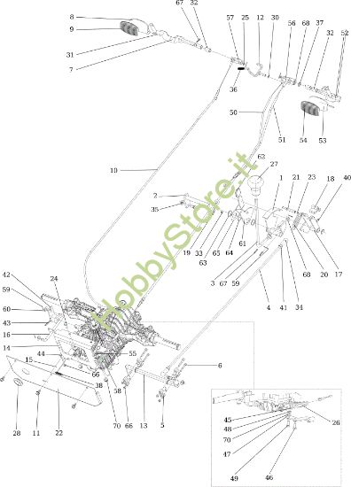 Picture of Trasmissione TUAREG 92 4x4 EVO Cat.2015 Trattorino