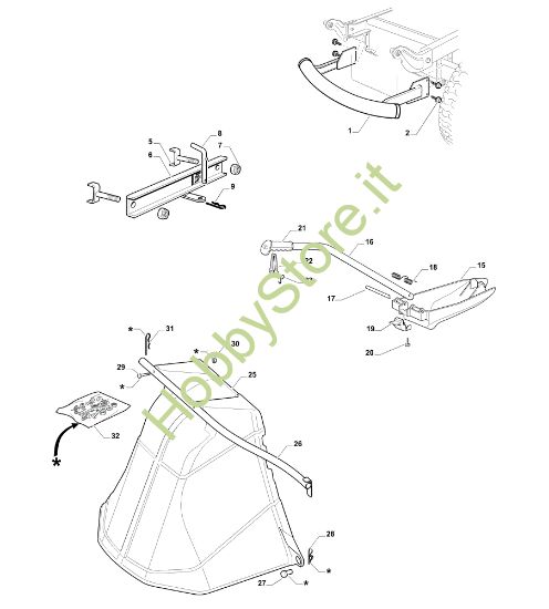 Picture of Accessori a richiesta EF 84/14,5 K H Cat. 2015 Trattorino