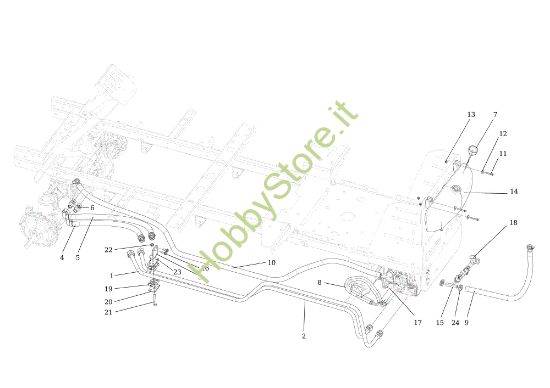 Picture of Impianto idraulico TONKAWA (B&S) 92 4x4 Cat. 2015 Trattorino