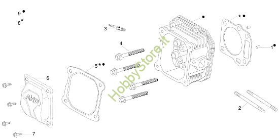 Picture of Testata ZEPHYR 72/12,5 K H (3in1) Trattorino