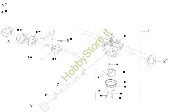 Picture of Carburatore ZEPHYR 72/12,5 K H (3in1) Trattorino