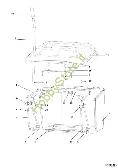 Picture of Sacco raccoglierba EF 92/13H Cat.2015 Trattorino