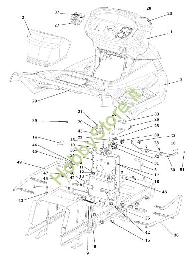 Picture of Cruscotto EF 92/16H Cat.2015 Trattorino