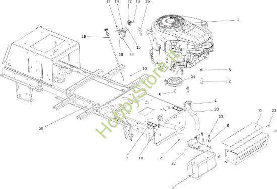 Picture of Motore EF 124/22 H Cat. 2015 Trattorino