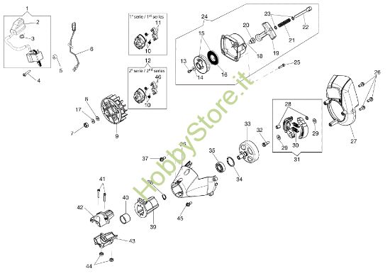 Picture of Avviamento e frizione DS 3000 S Decespugliatore