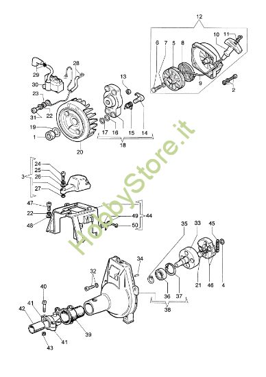 Picture of Avviamento e frizione 8510 Decespugliatore