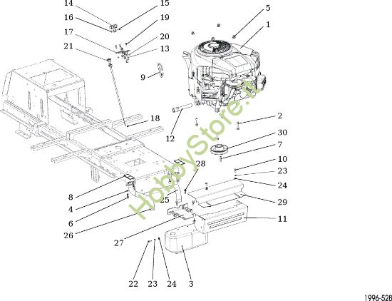 Picture of Motore EF 92/16H Cat.2016 Trattorino