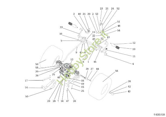 Picture of Trasmissione EF 92/24 KH (K2400AVD TWIN) Cat.2016 Trattorino
