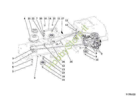 Picture of Puleggia frizione EF 92/24 KH (K2400AVD TWIN) Cat.2016 Trattorino