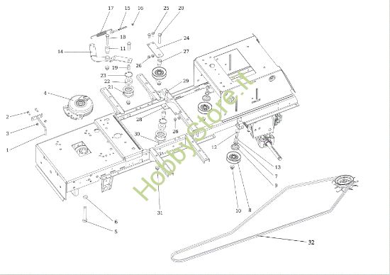 Picture of Puleggia frizione EF 106/15,5 H Cat. 2016 Trattorino