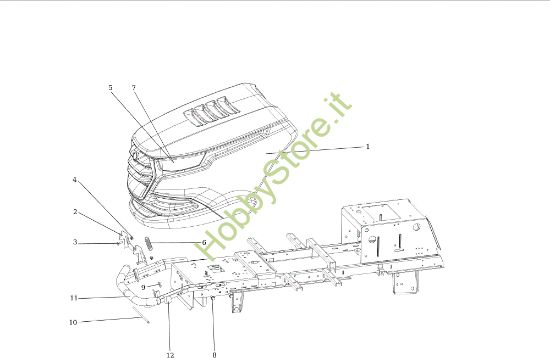 Picture of Cofano (2/2) EF 106/18 H Cat. 2016 Trattorino