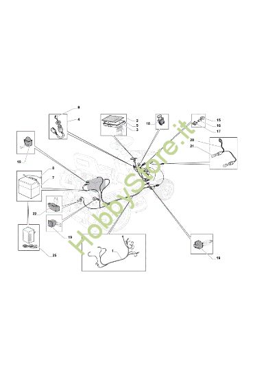 Picture of Impianto elettrico EF 84/14,5 K H Cat. 2016 Trattorino