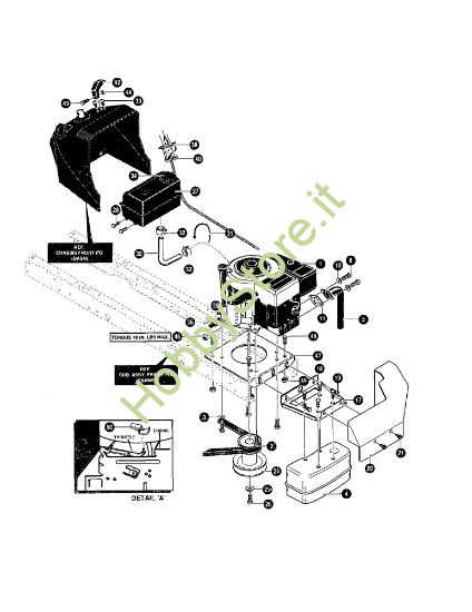Picture of Motore GRAND PRIX 12.5 - (1°Sr.) Trattorino - 1ª serie (Fino a Settembre 98)