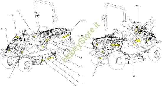 Picture of Etichette TONKAWA (KAWASAKI) Cat. 2016 Trattorino