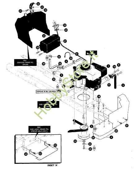 Picture of Motore GRAND PRIX 12.5 - (2°Sr.) Trattorino - 2ª serie (Da Ottobre 98)