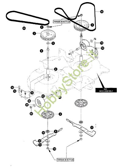 Picture of Gruppo carcassa (2/2) GRAND PRIX 12.5 - (2°Sr.) Trattorino - 2ª serie (Da Ottobre 98)