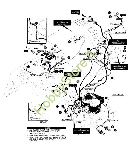 Picture of Impianto elettrico GRAND PRIX 12.5 - (2°Sr.) Trattorino - 2ª serie (Da Ottobre 98)