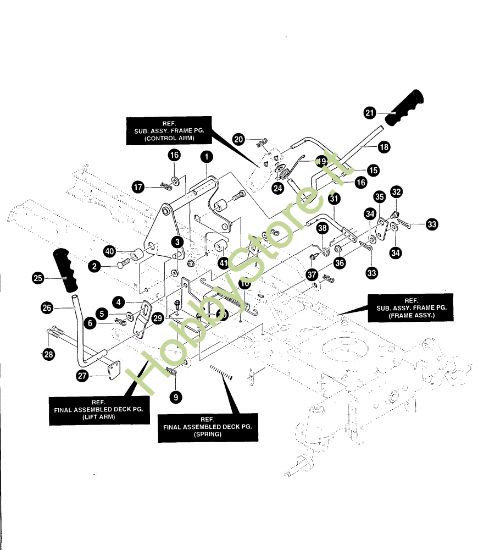 Picture of Gruppo sospensione GRAND PRIX 15.5 - (2°Sr.) Trattorino - 2ª serie (Da Ottobre 98)