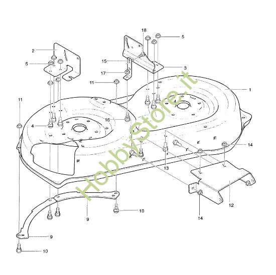 Picture of Gruppo carcassa (2/2) FORMULA 12.5 Trattorino
