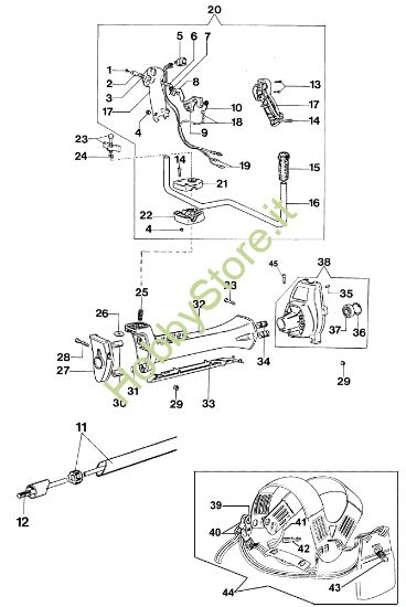 Picture of Trasmissione 8510 BOSS Decespugliatore