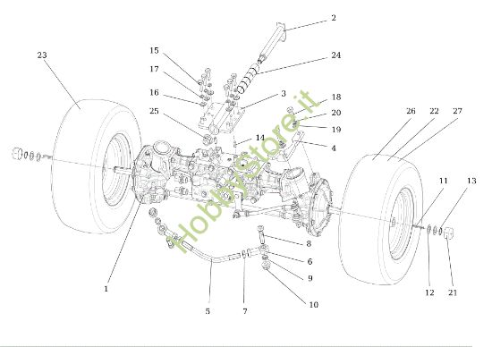 Picture of Assale anteriore TONKAWA (B&S) Cat. 2017 Trattorino