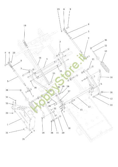 Picture of Regolazione piatto di taglio TONKAWA (KAWASAKI) Cat. 2017 Trattorino