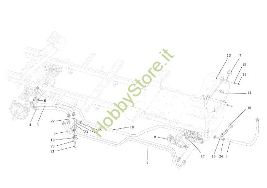 Picture of Impianto idraulico TONKAWA (KAWASAKI) Cat. 2017 Trattorino