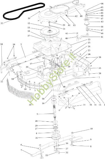 Picture of Piatto di taglio 92 cm TONKAWA (KAWASAKI) Cat. 2017 Trattorino