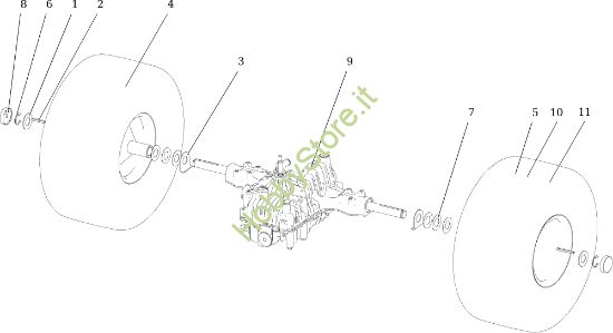 Picture of Assale posteriore TONKAWA (B&S) 110 4x4 Cat. 2017 Trattorino