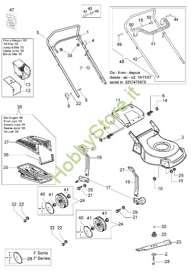 Picture of Esploso LR 44 PA Rasaerba