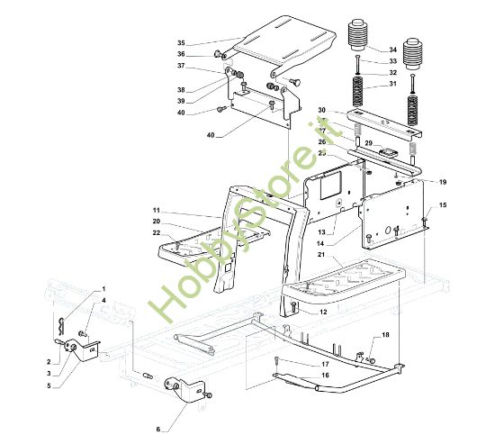 Picture of Telaio EF 108L/18,5 H Cat. 2017 Trattorino
