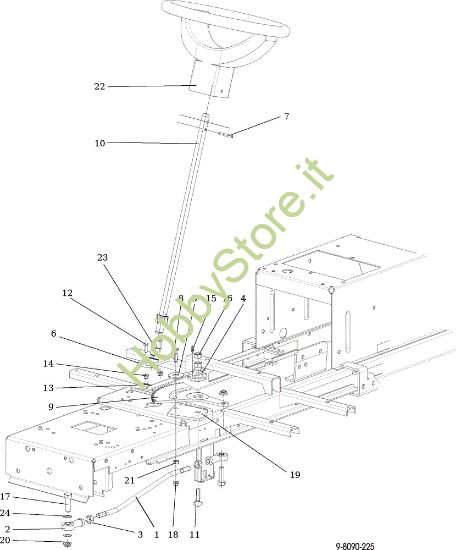Picture of Sterzo EF 107 L/16 KH Cat. 2017 Trattorino