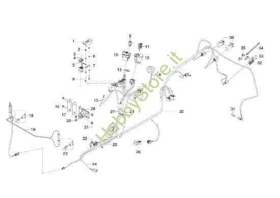 Picture of Impianto elettrico EF 105/17,5 H (CAT.2017) Trattorino