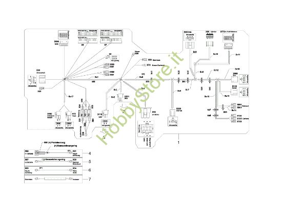 Picture of Schema elettrico EF 105/17,5 H (CAT.2017) Trattorino