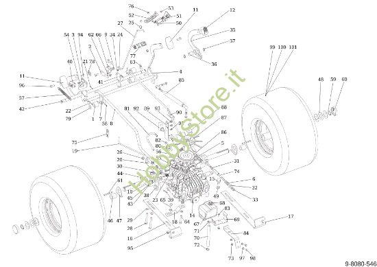 Picture of Trasmissione EF 124/22 HP Trattorino