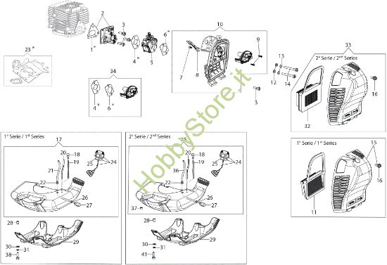 Picture of Serbatoio e filtro aria DS 5300 S Decespugliatore