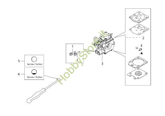 Picture of Carburatore WT-1199 DS 5300 T Decespugliatore