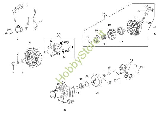Picture of Avviamento completo DS 5500 BOSS Decespugliatore
