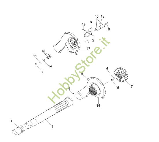 Picture of Soffiatore Applicazione (Soffiatore) DS 2410 D (Ø 24/26)