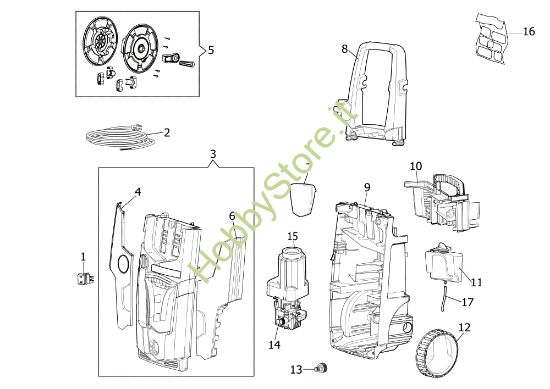 Picture of Carcassa IP 1250 S Idropulitrice