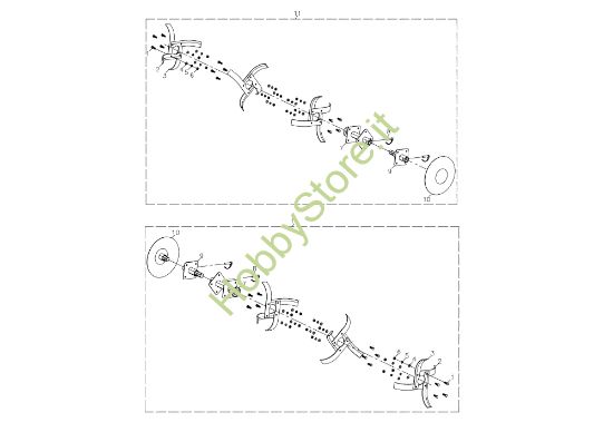 Picture of Fresa MZ 2098 RK (K800 HC) Motozappa