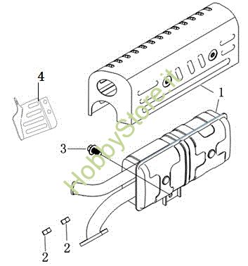 Picture of Marmitta MZ 2098 RK (K800 HC) Motozappa