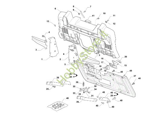 Picture of Telaio (2/2) EF 84/14,5 K H Cat. 2018 Trattorino