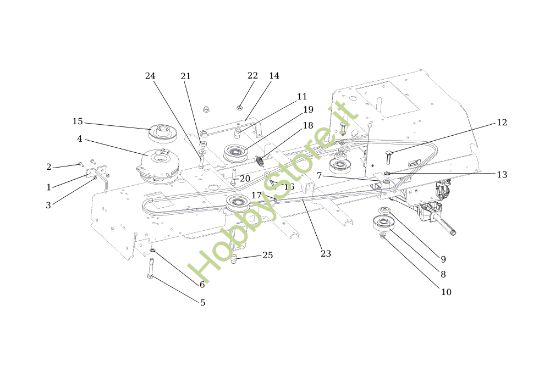 Picture of Frizione elettromagnetica EF 107 L/24 KH (K2400AVD V-Twin) Cat. 2018 Trattorino
