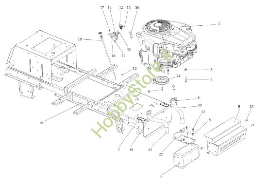 Picture of Motore EF 106/22 HP Cat. 2018 Trattorino