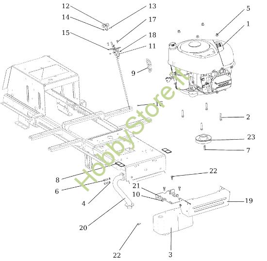 Picture of Motore EF 92/13H Cat.2018 Trattorino