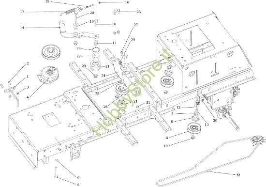 Picture of Puleggia frizione EF 124/22 HP Cat. 2019 Trattorino